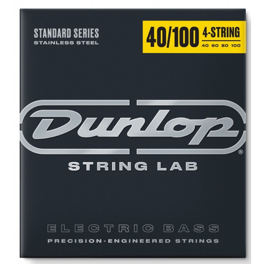 Jim Dunlop DBS40100 Standard Series Stainless Steel Bass Strings Takım Tel Bas Gitar Teli 40-100