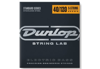 Jim Dunlop DBS40120 Standard Series Stainless Steel Bass Strings - 5 Telli Bas Gitar Teli 40-120