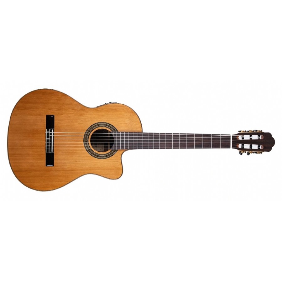 Barcelona Mirada CEQ Natural Elektro Klasik Gitar