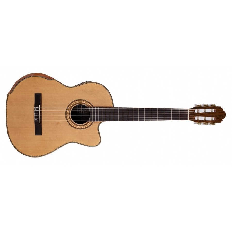 Barcelona Royal CEQ Natural Elektro Klasik Gitar