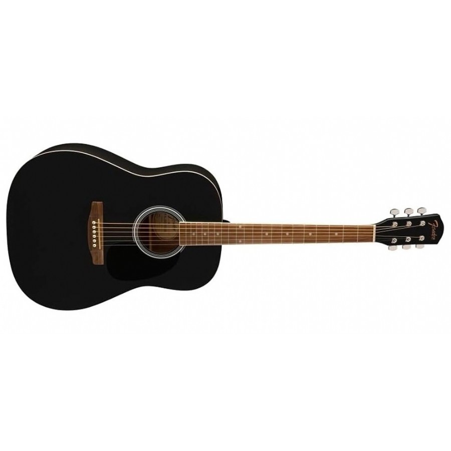 Fender FA-25 Black Akustik Gitar