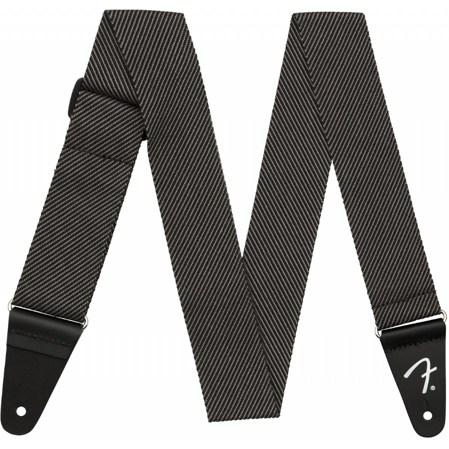 Fender Modern Tweed Straps Gray and Black Gitar Askısı