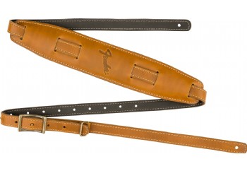 Fender Mustang Leather Saddle Straps - Long Butterscotch - Gitar Askısı