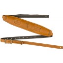 Fender Mustang Leather Saddle Straps - Long Butterscotch