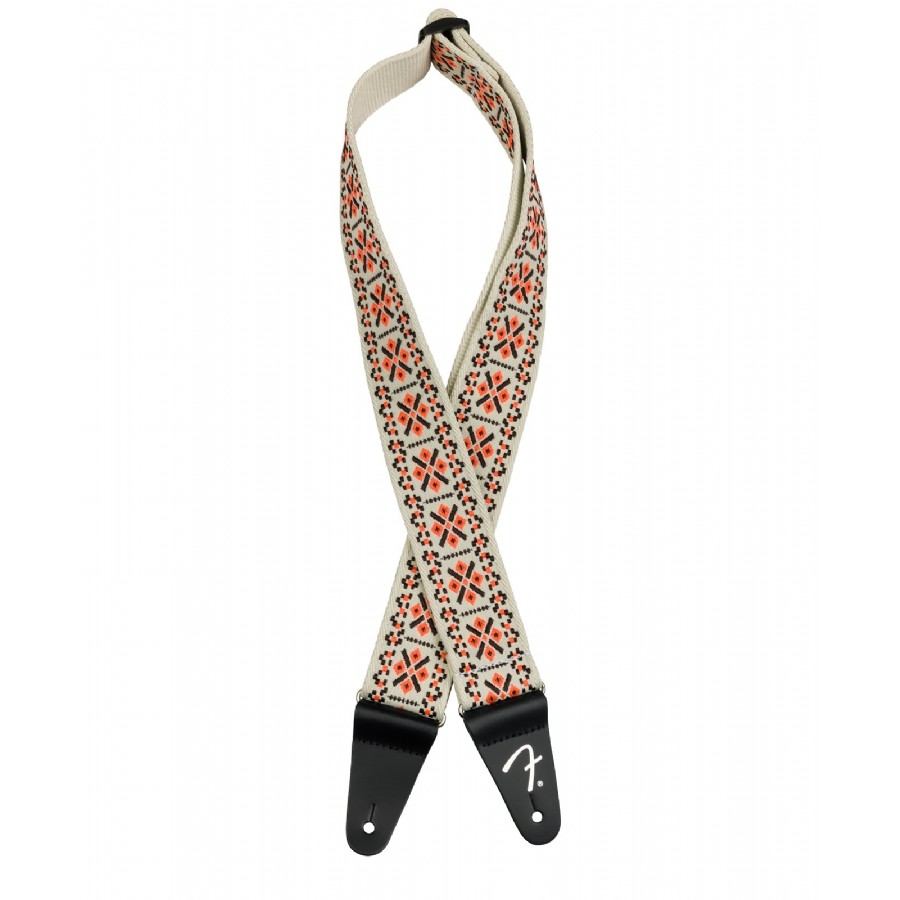 Fender Pasadena Woven Straps Lattice Orange Gitar Askısı