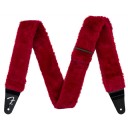 Fender Poodle Plush Strap Red