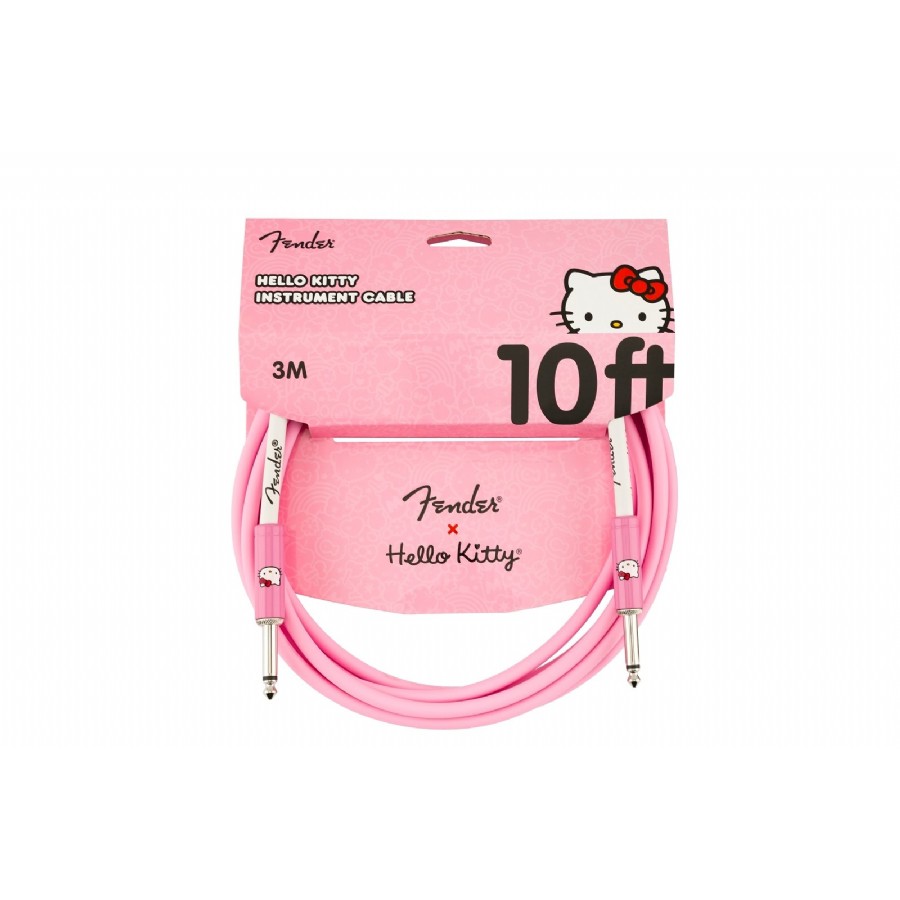 Fender x Hello Kitty Pink Original Cable 3 metre Enstrüman Kablosu