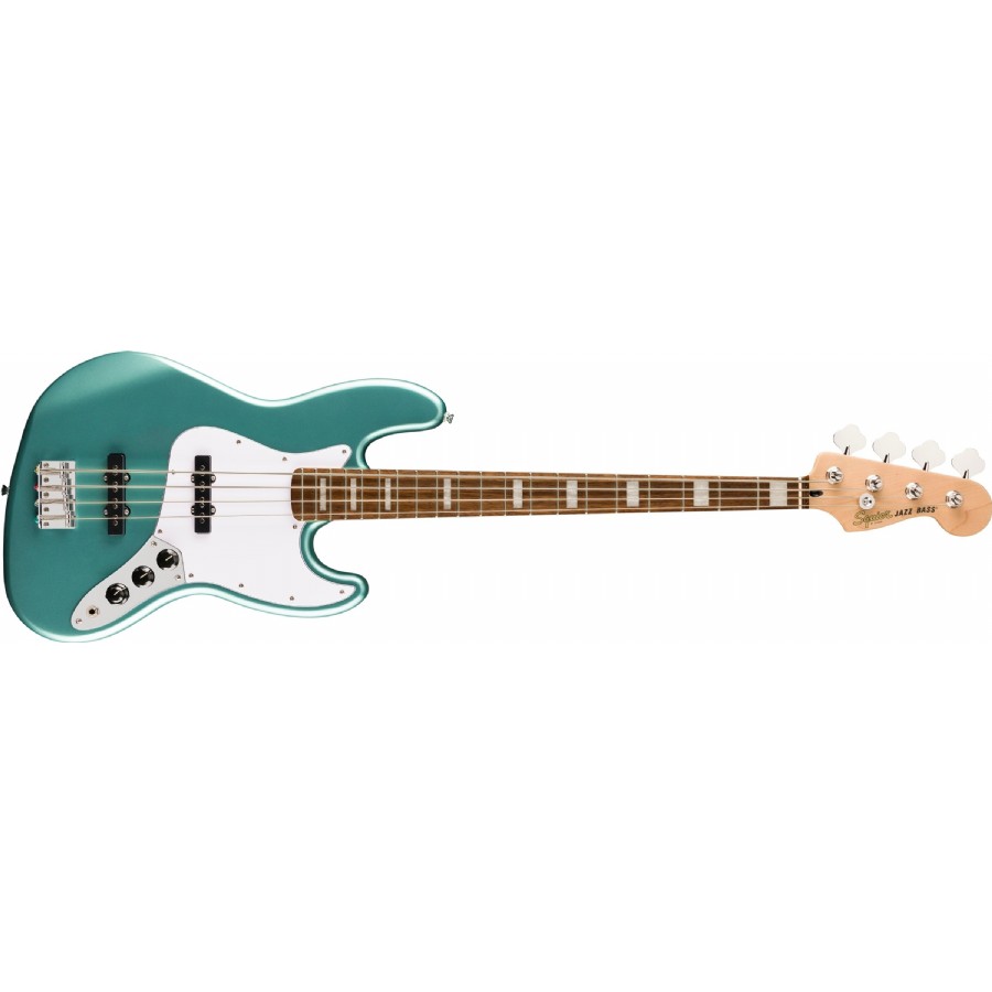 Squier Affinity Series Active Jazz Bass Mystic Sea Foam Green - Indian Laurel Bas Gitar