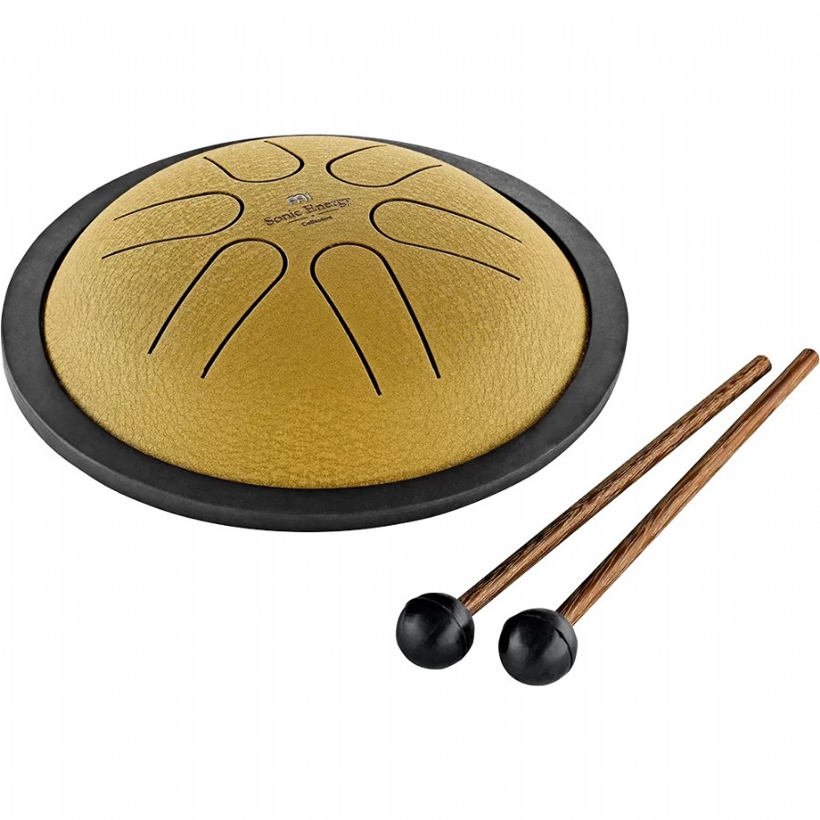 Meinl Sonic Energy MSTD3G Mini Steel Tongue Drums Gold 6