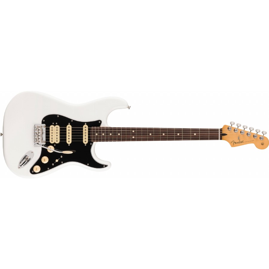 Fender Player II Stratocaster HSS Polar White - Slab Rosewood Elektro Gitar