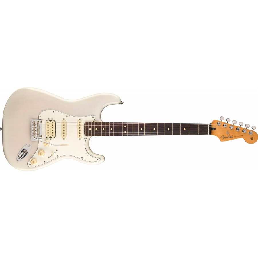 Fender Player II Stratocaster HSS White Blonde (Chambered) - Slab Rosewood Elektro Gitar