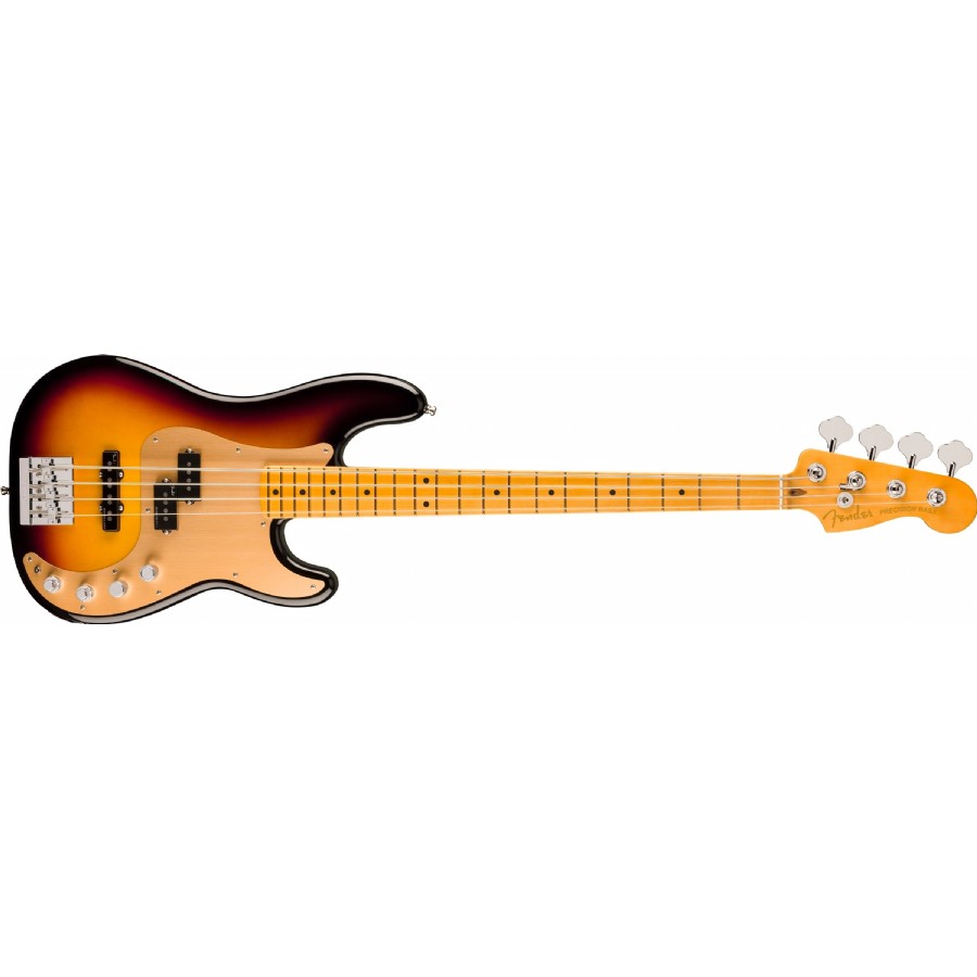 Fender American Ultra II Precision Bass Ultraburst - Quartersawn Maple Bas Gitar