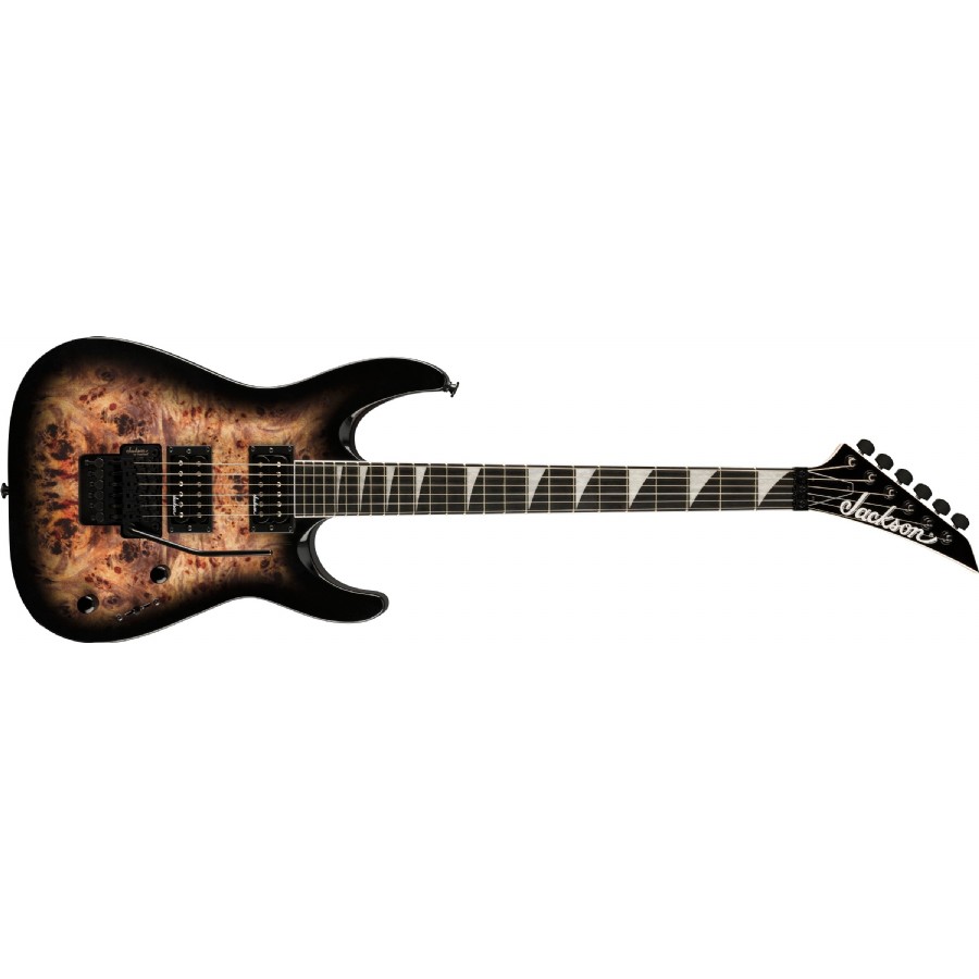 Jackson JS Series Dinky JS32 DKAP Transparent Black Burst - Amaranth Elektro Gitar