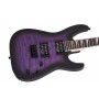 Jackson JS Series Dinky Arch Top JS32Q DKA HT Transparent Purple Burst - Amaranth Elektro Gitar