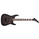 Jackson JS Series Dinky Arch Top JS32Q DKA HT Transparent Black Burst - Amaranth