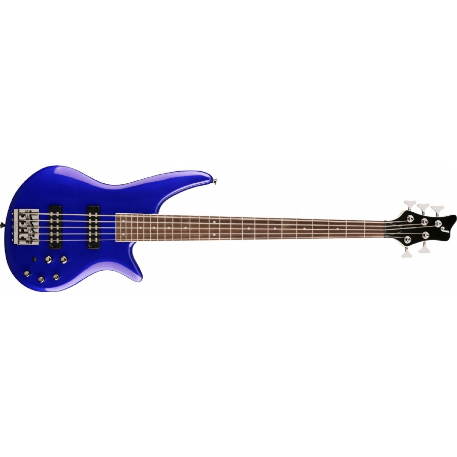 Jackson JS Series Spectra Bass JS3V Indigo Blue - Laurel 5 Telli Bas Gitar