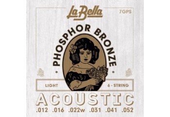 La Bella 7GPS Phospor Bronze Takım Tel - Akustik Gitar Teli 012 - 052