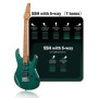 Donner DST-700 with HSS Green Elektro Gitar