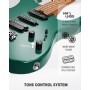 Donner DST-700 with HSS Green Elektro Gitar