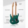 Donner DST-700 with HSS Green Elektro Gitar