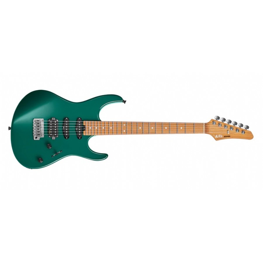 Donner DST-700 with HSS Green Elektro Gitar