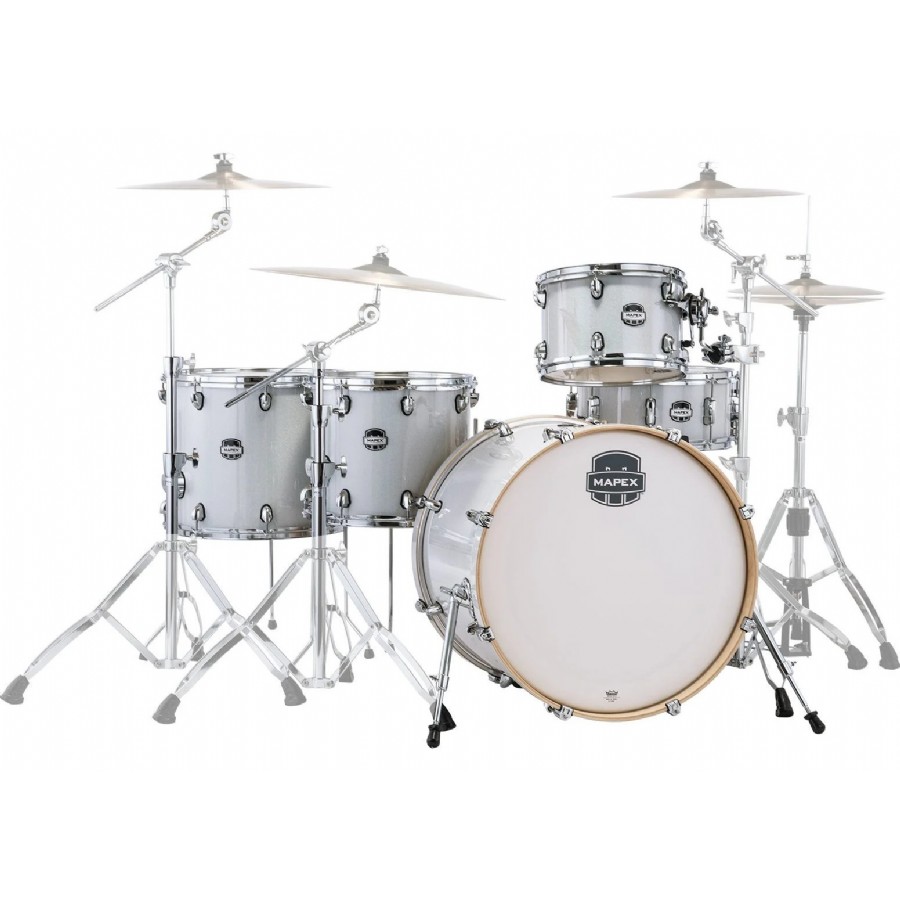 Mapex MA528SF Mars Birch Crossover Drum Shell Kit Diamond Sparkle Akustik Davul