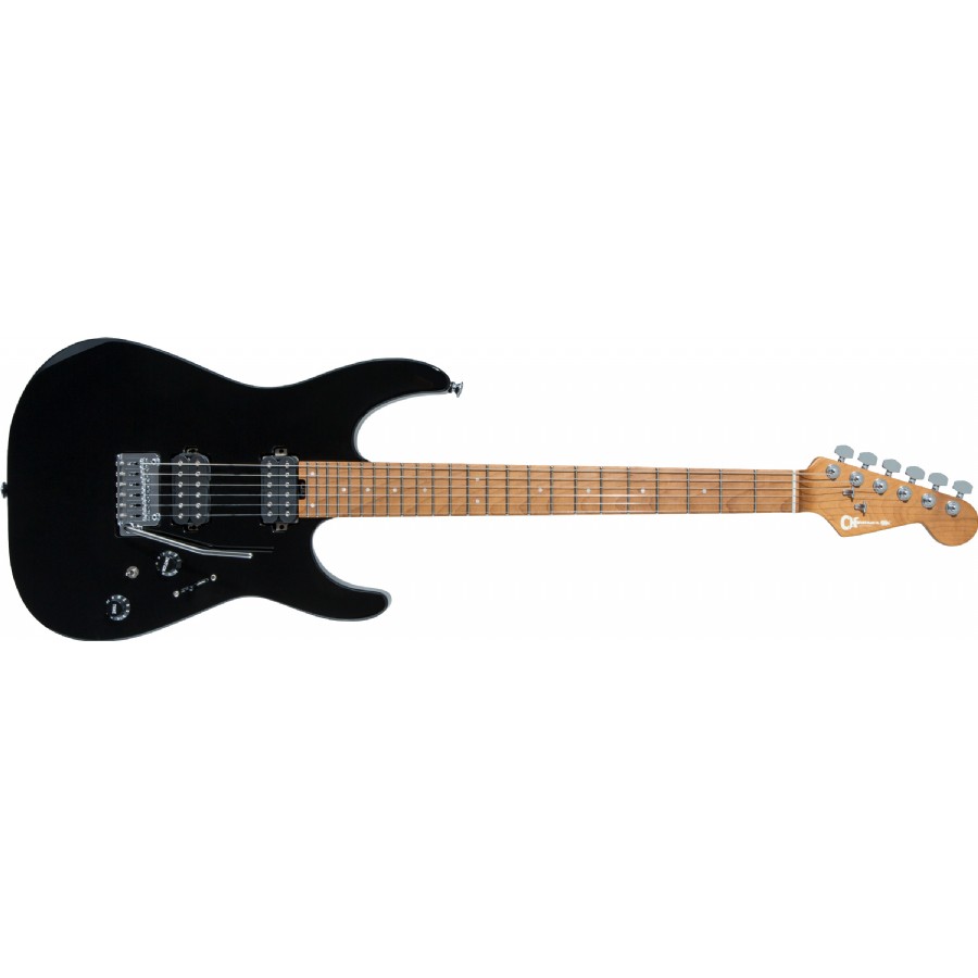 Charvel Pro-Mod DK24 HH 2PT CM Gloss Black Elektro Gitar