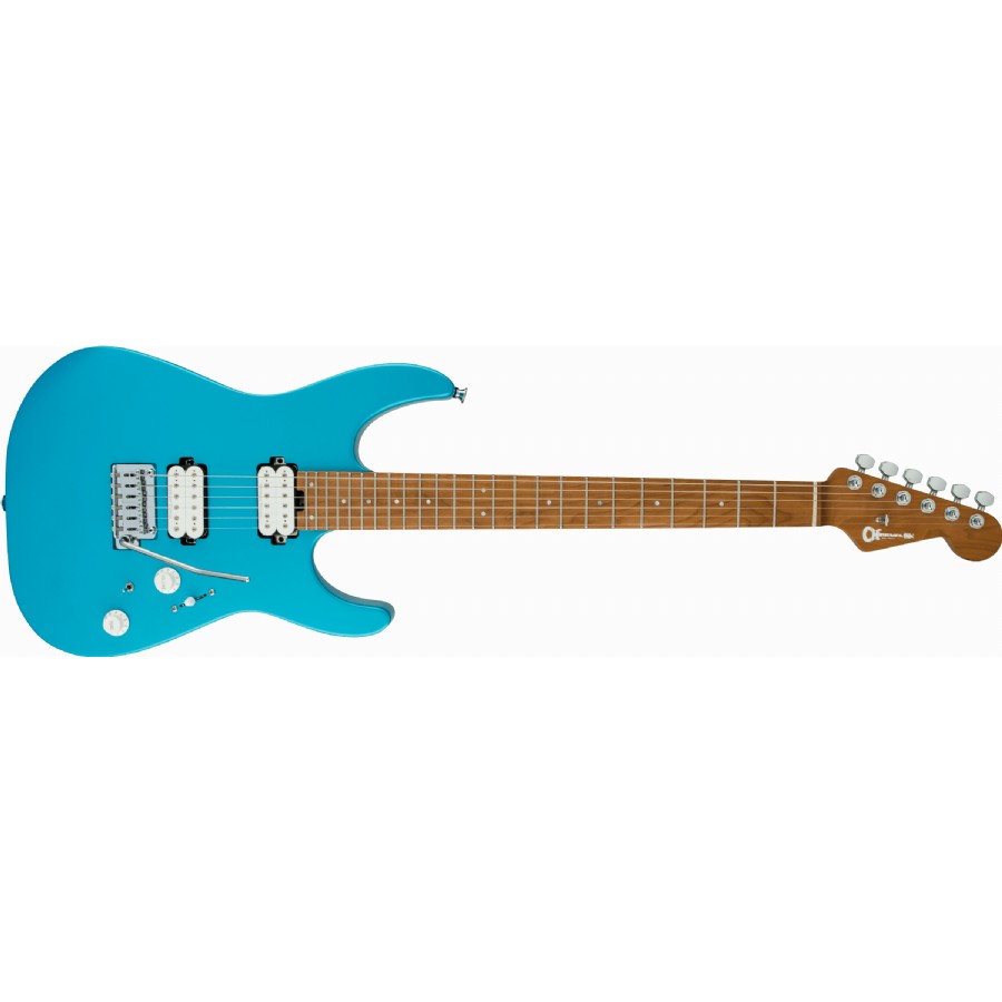 Charvel Pro-Mod DK24 HH 2PT CM Matte Blue Frost Elektro Gitar