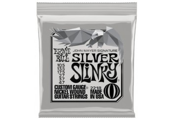 Ernie Ball 2218 John Mayer Silver Slinky Nickel - Elektro Gitar Teli 10.5-47
