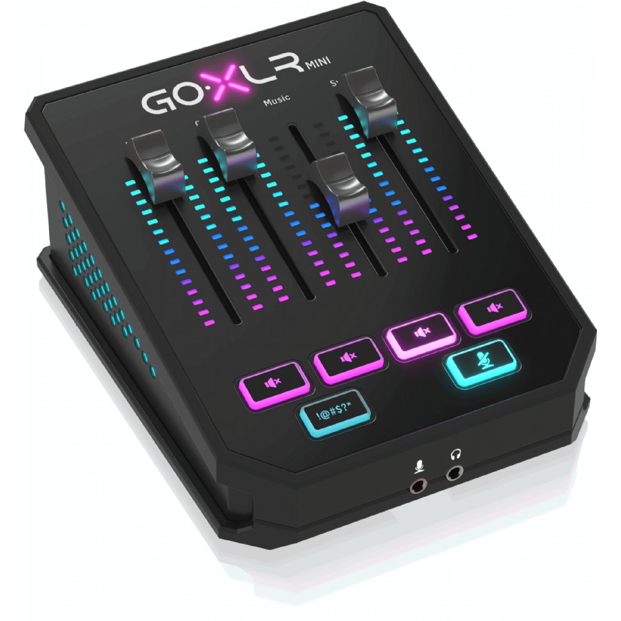 TC Helicon GoXLR MINI USB Ses Arayüzü ve Midas Preamp ile Online Yayın Mikseri