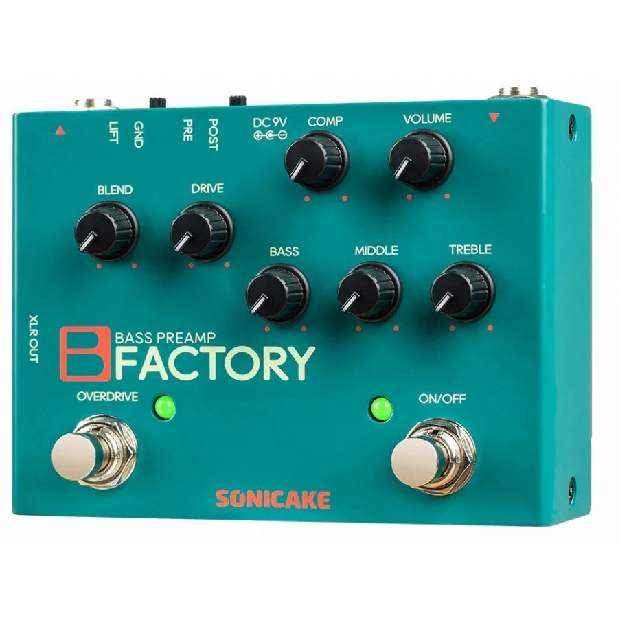 Sonicake B Factory DuaLane Bass Bas Preamp Pedalı