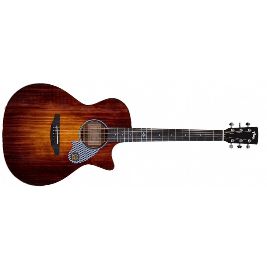 Tyma TG-5 Cutaway BRS - Brown Sunburst Akustik Gitar