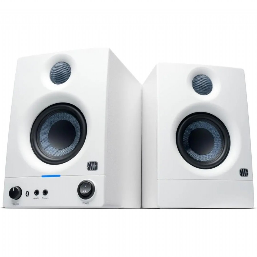 Presonus Eris 3.5 BT MK II Beyaz Yeni Nesil, Bluetooth 5.0 Bağlantılı Aktif Stüdyo Monitor (Çift)