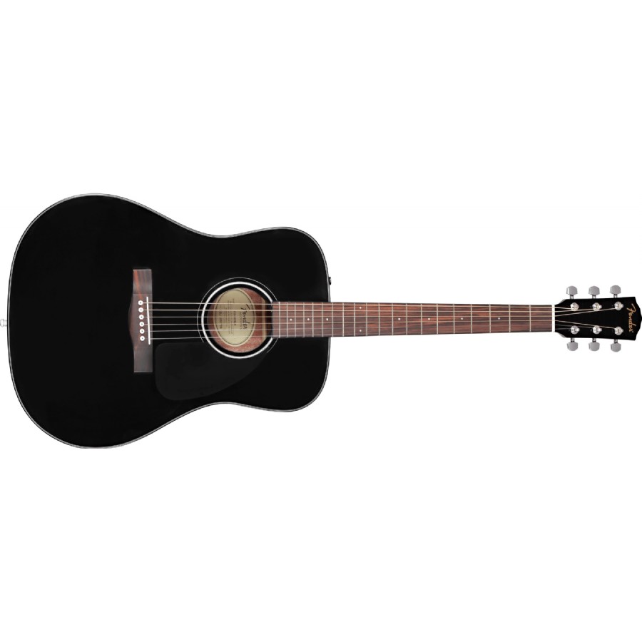 Fender CD-60 Dreadnought V3 with Case Black Akustik Gitar