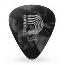 DAddario Classic Celluloid Picks Black Pearl - X-Heavy 1.25 mm - 1 adet