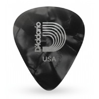 DAddario Classic Celluloid Picks Black Pearl - X-Heavy 1.25 mm - 1 adet