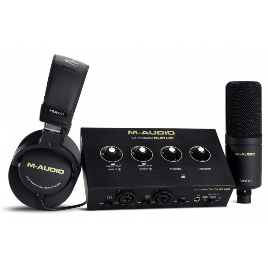 M-Audio M-Track Duo HD Producer Pack Kayıt Paketi