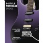 Donner DMT-66 Midnight Purple Gradient Elektro Gitar