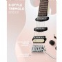 Donner DMT-66 Pink-White Gradient Elektro Gitar