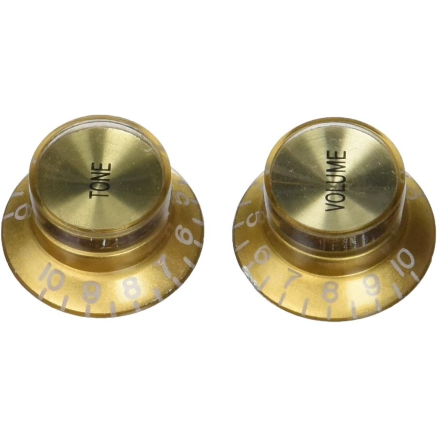 Guitar Tech GT655 Reflector knobs Gold Potans Düğmesi