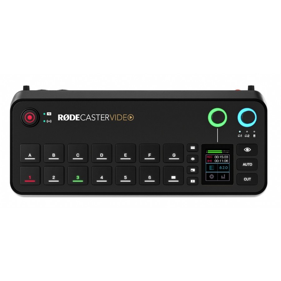 Rode Caster Video Gelişmiş Video ve Ses Prodüksiyon Konsolu