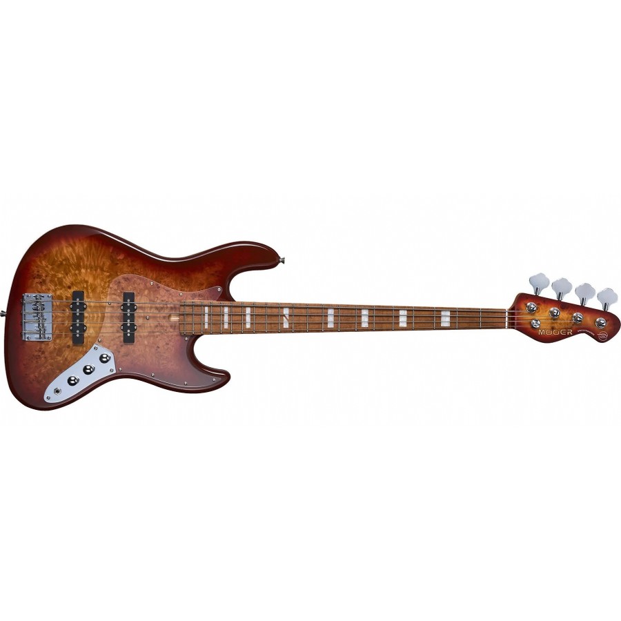 Mooer MBJ420 Red Burst Bas Gitar