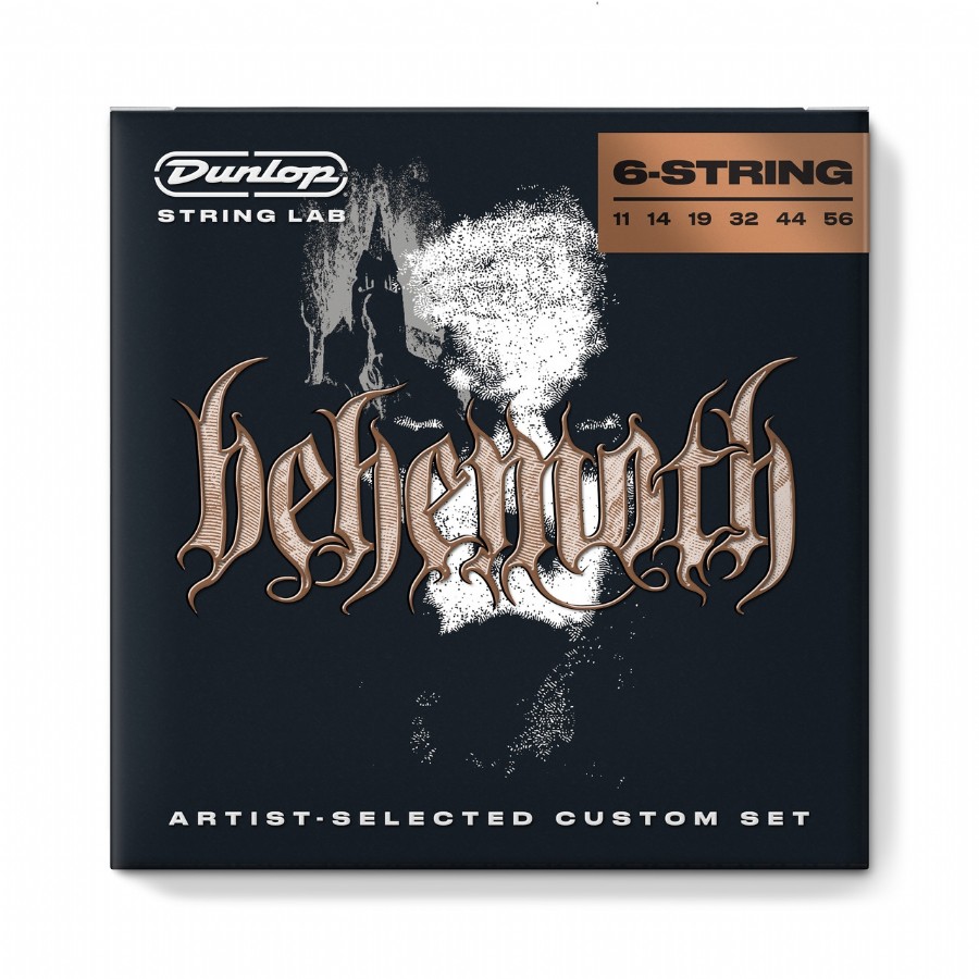 Jim Dunlop BEHN1156 Behemoth Artist-Selected Custom Guitar Strings Takım Tel Elektro Gitar Teli 11-56