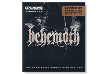 Jim Dunlop Behemoth Hybrid Wound Nickel Bass String Takım Tel - Bas Gitar Teli 50-105