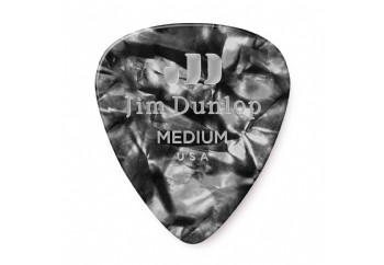 Jim Dunlop Celluloid Series Picks Black Pearloid - Medium - Pena