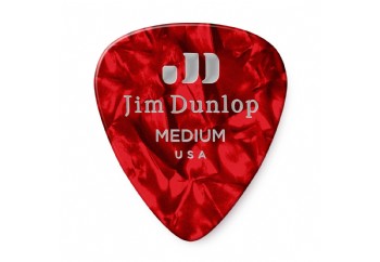 Jim Dunlop Celluloid Series Picks Red Pearloid - Medium - Pena