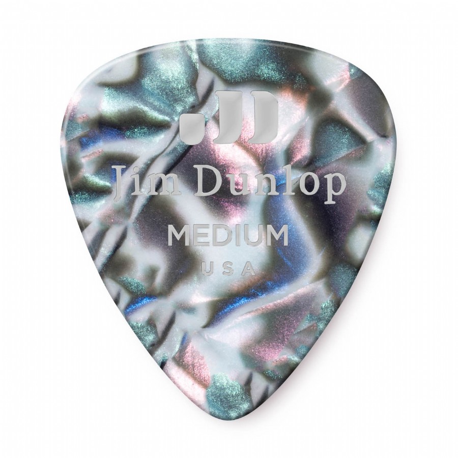 Jim Dunlop Celluloid Series Picks Abalone - Medium Pena