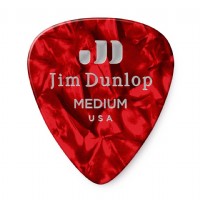 Jim Dunlop Celluloid Series Picks Red Pearloid - Medium