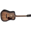 Cort EARTH60M Open Pore Trans Black Burst