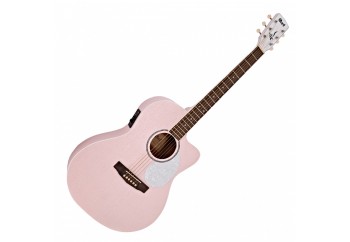 Cort Jade Classic Pastel Pink Open Pore - Elektro Akustik Gitar